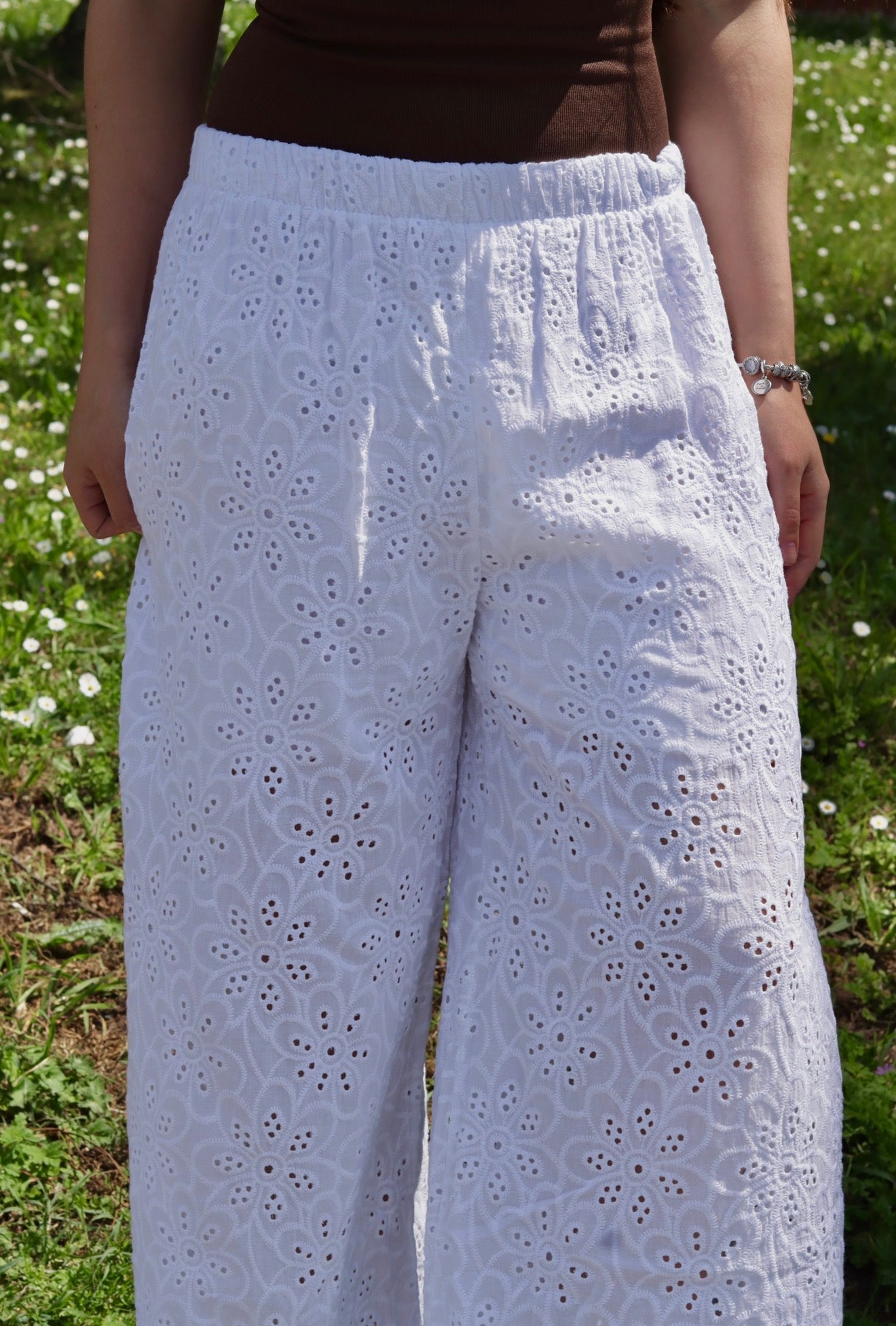 Calça Pantalona Laise Blanc