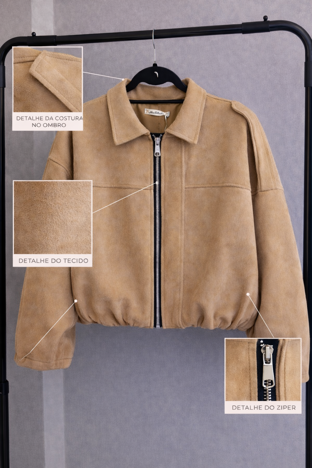 Jaqueta zara camel
